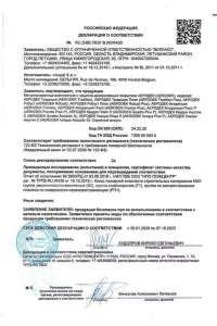 Сертификат соответствия - композитной черепица AeroDek в Можайске